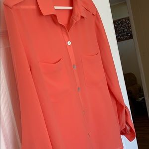 Peach colored blouse 🍑
